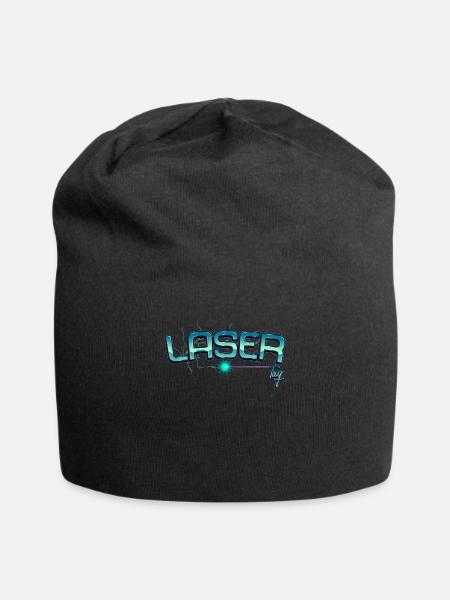 Laser-tag SPIEL Game Gamer Geburtstag Lasertag - Jersey-Beanie - Schwarz