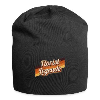 Floristik Geburtstag als Legende geboren Florist - Jersey-Beanie - Schwarz - Vorne