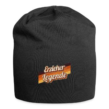 Kindergärtner Geburtstag als Legende geboren - Jersey-Beanie - Schwarz - Vorne