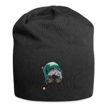 Fröhliche Weihnachten Mutter schöne Bescherung - Jersey-Beanie - Schwarz - Vorne