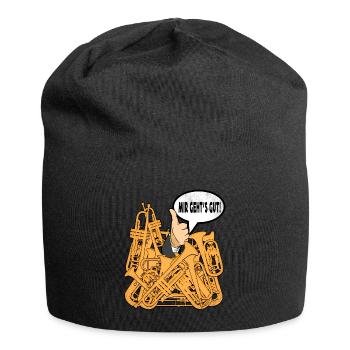 Trompete Blechblasinstrument Trompeter - Jersey-Beanie - Schwarz - Vorne
