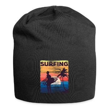 Surf Surf Surfer Planche de surf Surf - Bonnet en jersey - noir - Devant