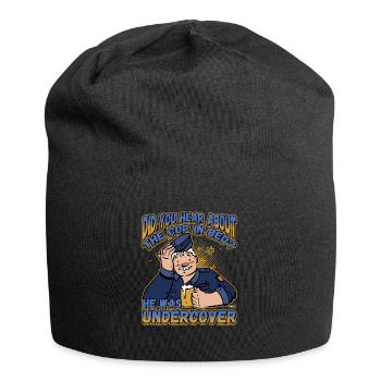 Avez-vous entendu parler du flic au lit qu’il était - Bonnet en jersey - noir - Devant