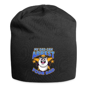 My Dad Can Arrest You Dad - Jersey Beanie - black - Front