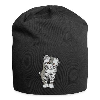 Cat lady - Jersey Beanie - black - Front
