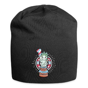 1. Geburtstag Kind - Jersey-Beanie - Schwarz - Vorne