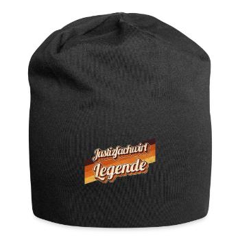 Justizbeamter Geburtstag als Legende geboren - Jersey-Beanie - Schwarz - Vorne