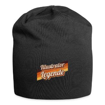 Designer Geburtstag als Legende geboren - Jersey-Beanie - Schwarz - Vorne