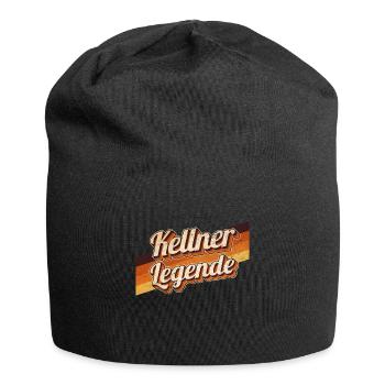 Gastronom-Wirt Geburtstag als Legende geboren - Jersey-Beanie - Schwarz - Vorne