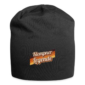 Handwerker Geburtstag als Legende geboren Klempner - Jersey-Beanie - Schwarz - Vorne