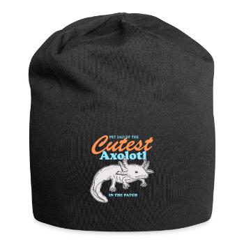 Axolotl Papa Axolotl’s Tail Amphibian Cadeau - Bonnet en jersey - noir - Devant