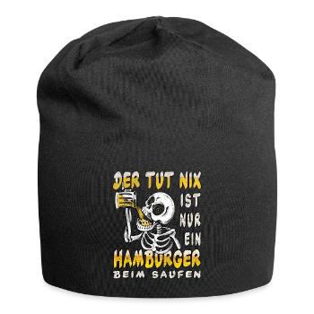 Hamburg der tut nix Saufen Kostüm - Jersey-Beanie - Schwarz - Vorne