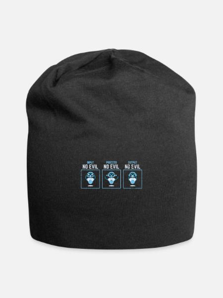 Wise Robots Computer Programmer Engineer Software - Jersey-Beanie - Schwarz