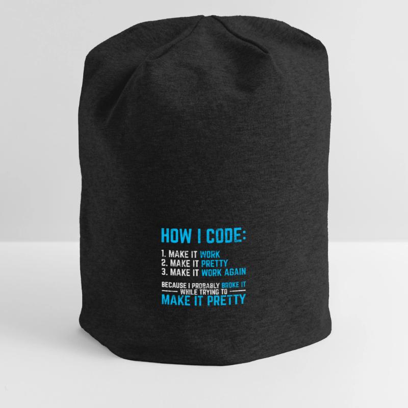 Programmer Coder Software Developer Programming Co Jersey-Beanie