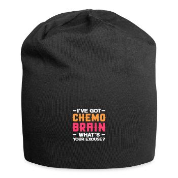 Krebs Krank Krankheit Kampf Geschenk - Jersey-Beanie - Schwarz - Vorne