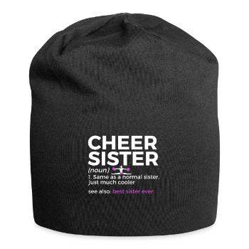 Cheerleader Cheerleading - Jersey Beanie - black - Front