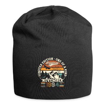 Original November 1994 28th Birthday Gift - Jersey Beanie - black - Front