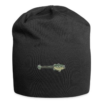 Guitare basse - Guitariste basse Basse - Bonnet en jersey - noir - Devant