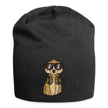 Lunettes de soleil suricates - Bonnet en jersey - noir - Devant