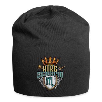 Skorpion Sternzeichen - Jersey-Beanie - Schwarz - Vorne