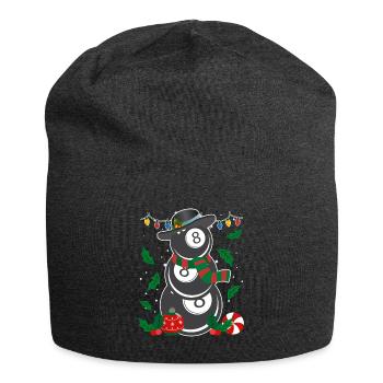 8-Ball Billard Spieler Billiard - Jersey-Beanie - Anthrazit - Vorne