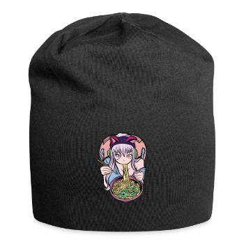 Anime Anime Manga Anime Girl - Jersey Beanie - black - Front