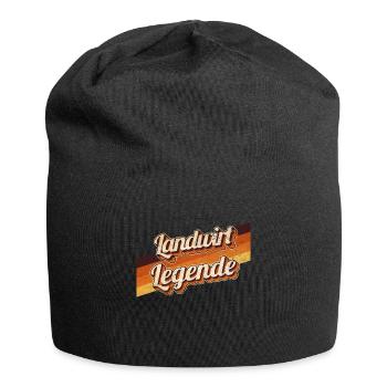 Bauern Geburtstag als Legende geboren Landwirt - Jersey-Beanie - Schwarz - Vorne