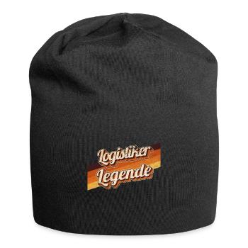 Logistik Geburtstag als Legende geboren Logistiker - Jersey-Beanie - Schwarz - Vorne