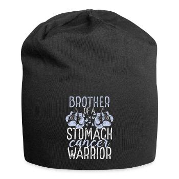 Brother Stomach Cancer Awareness Sibling Twin - Jersey-Beanie - Schwarz - Vorne
