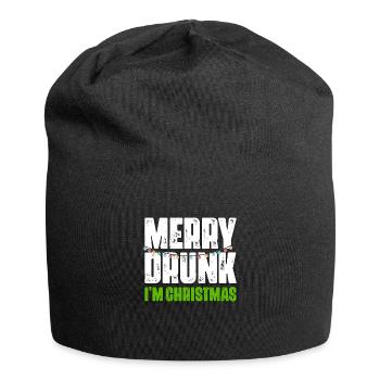 Funny Merry Drunk I'm Christmas Ugly Christmas - Jersey-Beanie - Schwarz - Vorne