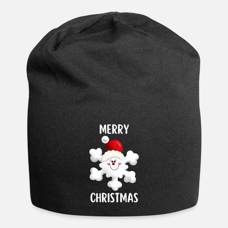 Joyeux Noël Drôle de Chemise de Noël - Bonnet en jersey - noir