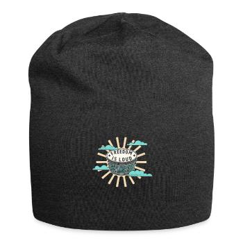 Bongo Trommel Freiheit Ist Laut Musikliebhaber - Jersey-Beanie - Anthrazit - Vorne