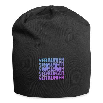 Retro Serrurier Serrurerie - Bonnet en jersey - noir - Devant