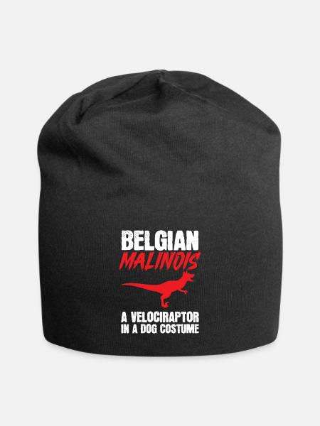 Malinois Belgischer Schäferhund Mechelaar Hund - Jersey-Beanie - Schwarz