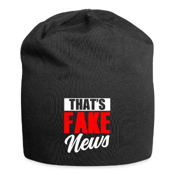 Ce sont de fausses nouvelles Loi sur la presse Liberté de la presse - Bonnet en jersey - noir - Devant