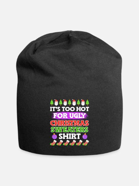 Ugly Christmas - Jersey Beanie - black