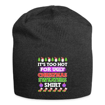 Ugly Christmas - Jersey Beanie - charcoal grey - Front