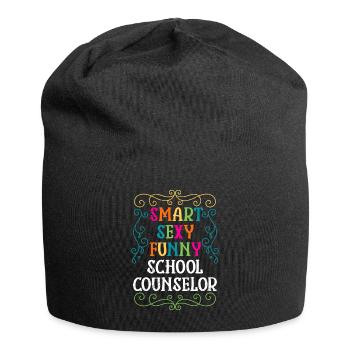 Smart Sexy Funny School Companion - Bonnet en jersey - noir - Devant