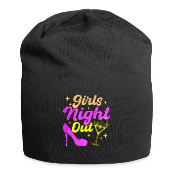 Girls Night Out - Jersey-Beanie - Schwarz - Vorne