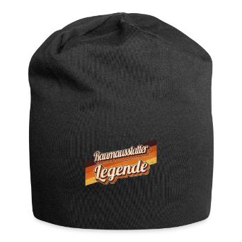 Dekorateur Geburtstag als Legende geboren - Jersey-Beanie - Schwarz - Vorne