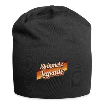 Steinbildhauer Geburtstag als Legende geboren - Jersey-Beanie - Schwarz - Vorne