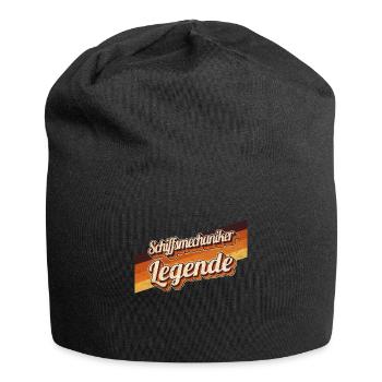 Motorenwärter Geburtstag Legende geboren - Jersey-Beanie - Schwarz - Vorne