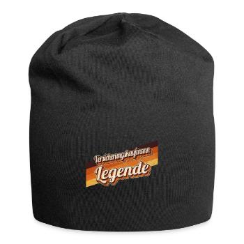 Markler Geburtstag als Legende geboren - Jersey-Beanie - Schwarz - Vorne
