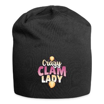 Seashell Collecting Design for an Shell Hunter - Jersey Beanie - black - Front