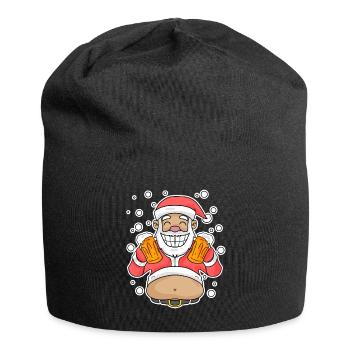 Weichmachten Bier Weihnachtsmann - Jersey-Beanie - Schwarz - Vorne