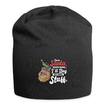 Lieber Weihnachtsmann Weihnachtsgeschenk-Feier - Jersey-Beanie - Schwarz - Vorne