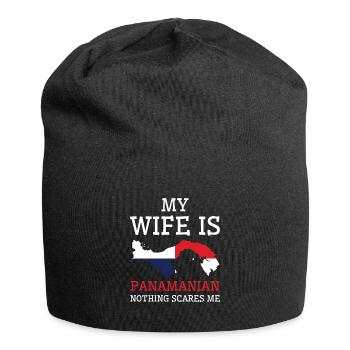 Rien ne me fait peur, épouse panaméenne Panama - Bonnet en jersey - noir - Devant