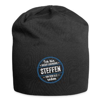 Ich bin dieser legendärer STeffen Name - Jersey-Beanie - Schwarz - Vorne