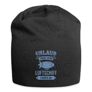 Luftschiff Urlaub fängt an - Jersey-Beanie - Schwarz - Vorne