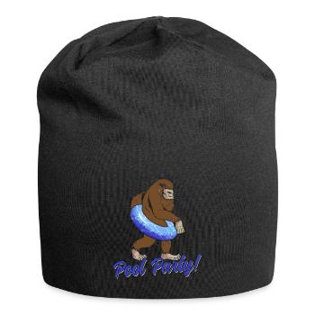 Bigfoot Party Supplies Sasquatch Pool Party - Jersey Beanie - black - Front